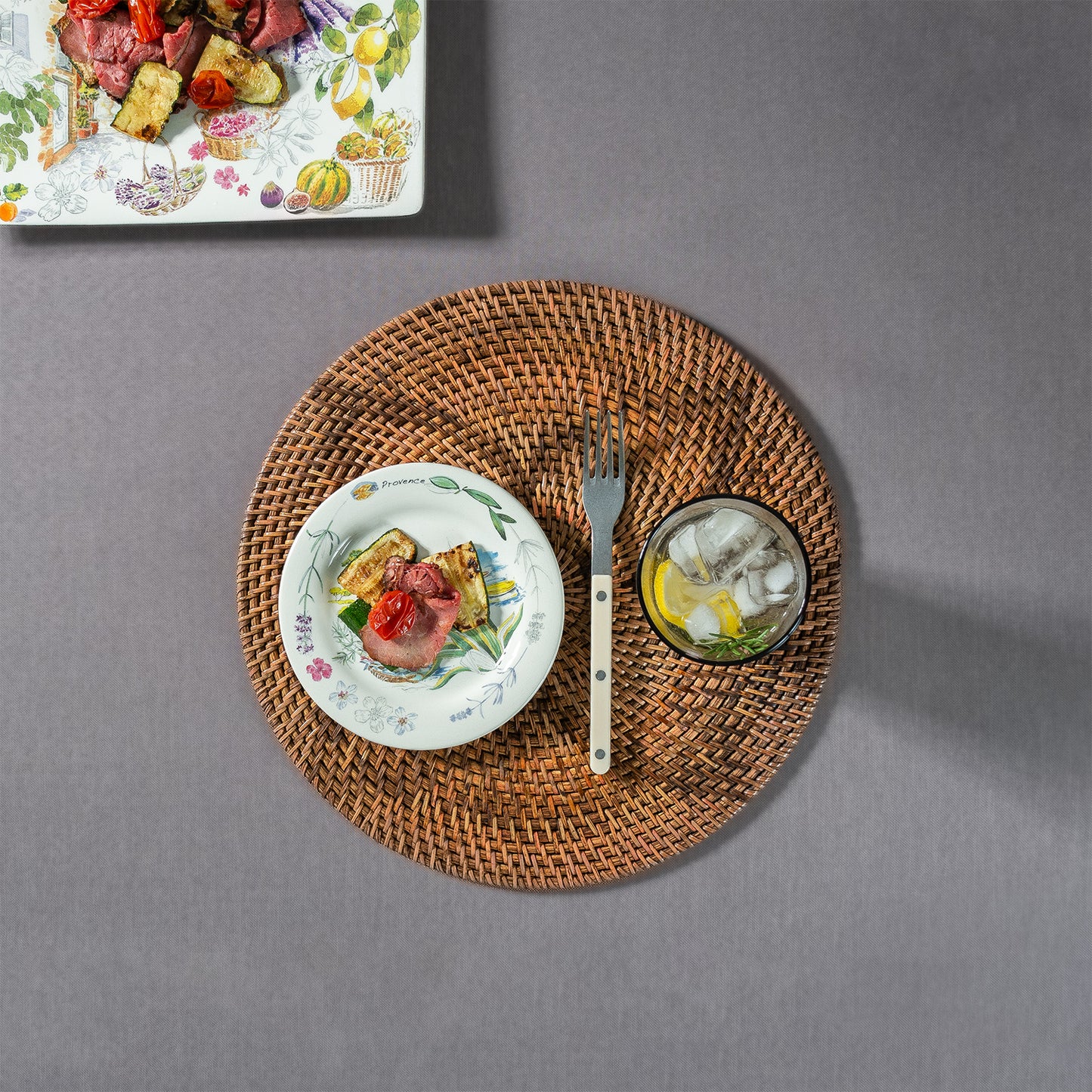 ティセコ プレースマット / ラタン・フラワー