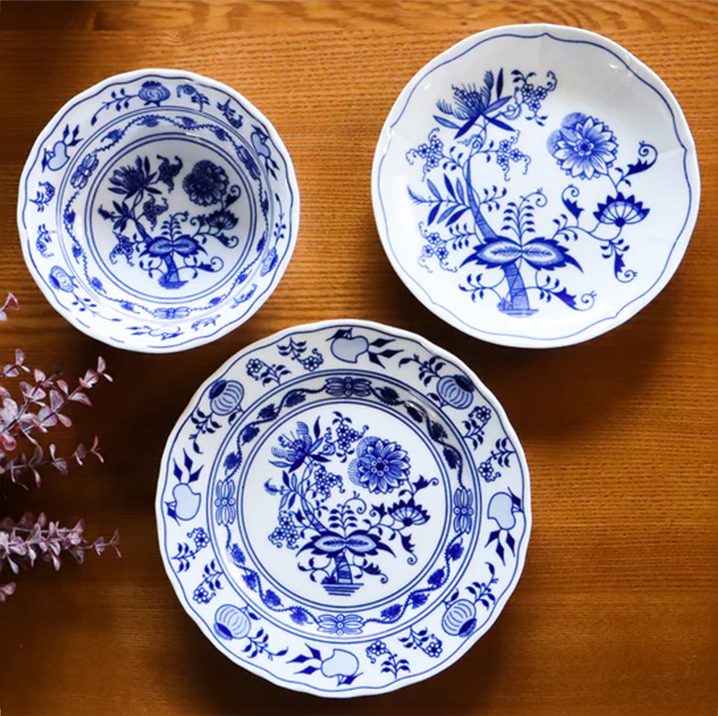 ブルーオニオントラディション パンプレート ペアセット