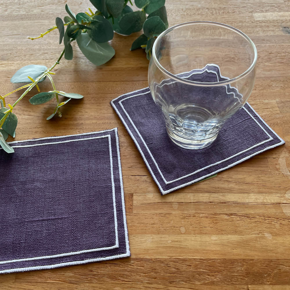 コースター 4枚セット / オーベルジーヌ