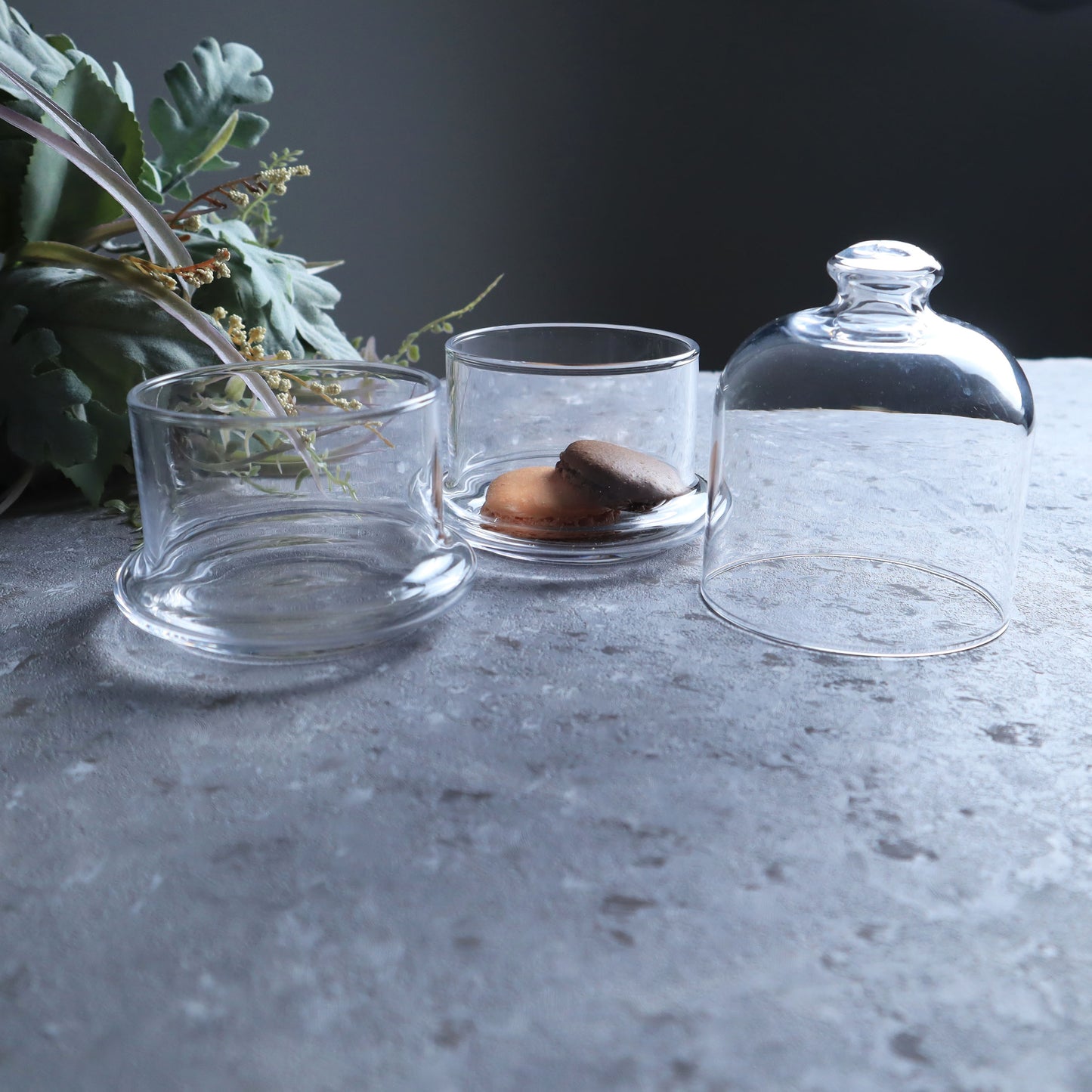 2段ガラスコンポート