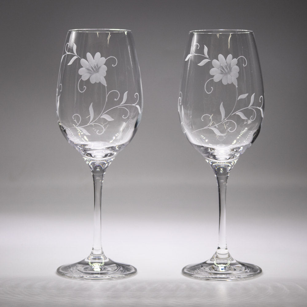 ドレスデンクリスタル プリムローズ ワイングラス / ペアセット