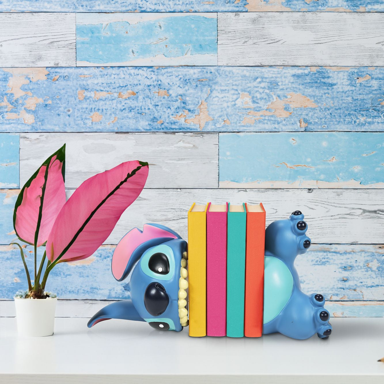 ディズニーショーケース スティッチブックエンド