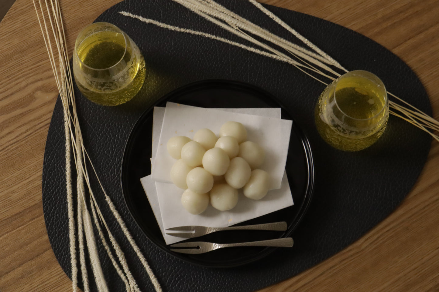 Hippo テーブルマット カーブ L / ブラック