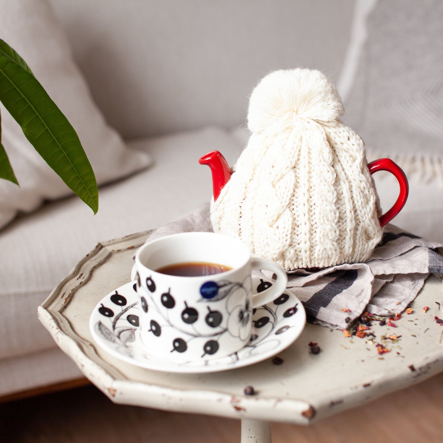 ロンドンポタリー ティーポット 2cup用 / レッド