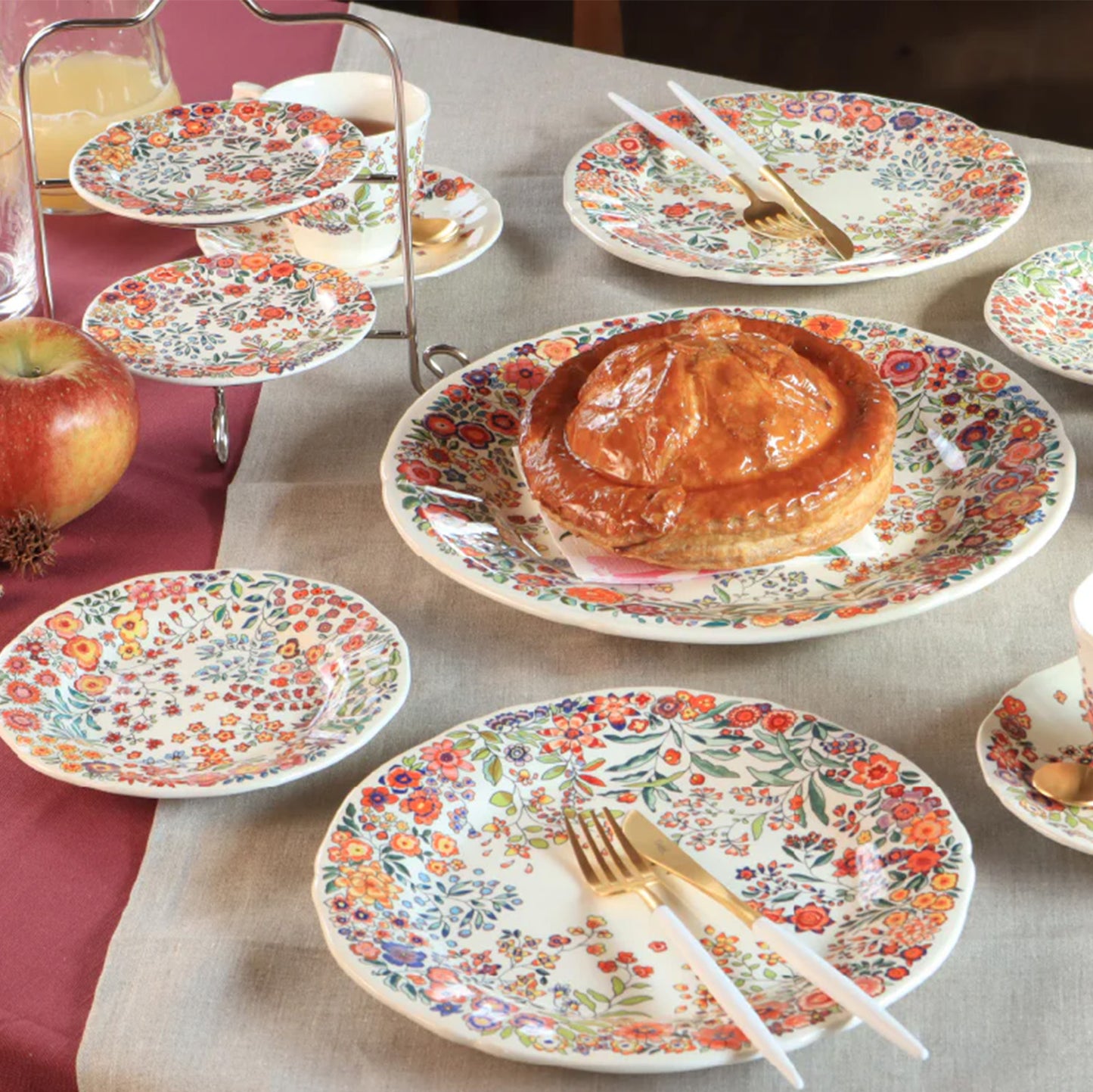 GOA デザートフォーク / ブラックシルバー・ホワイトゴールド