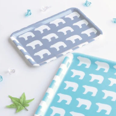 シロクマトレー Mサイズ / グレー