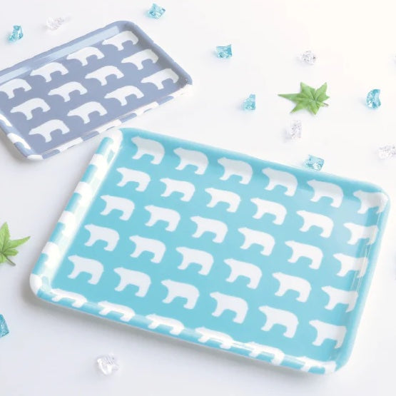 シロクマトレー Mサイズ / グリーン