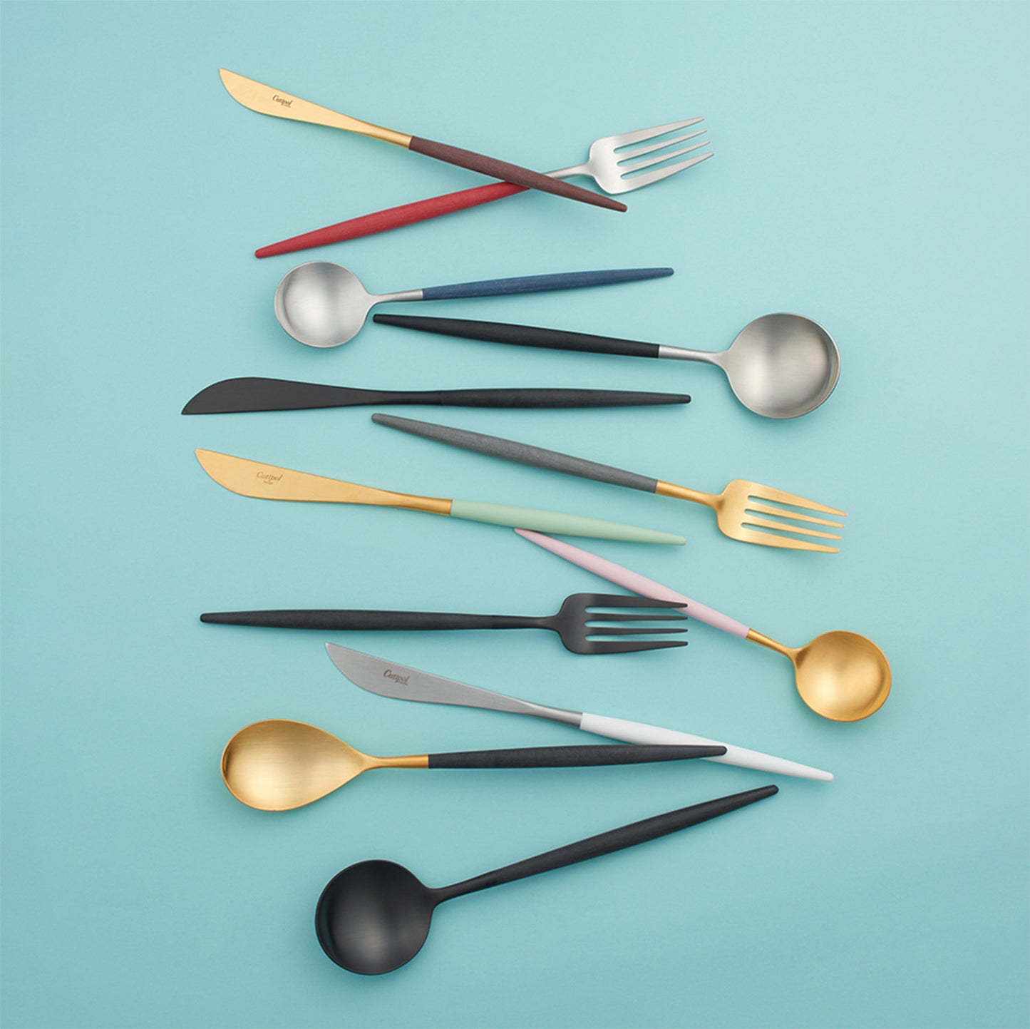 GOA デザートナイフ / ブラックシルバー・ホワイトゴールド