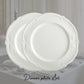【数量・期間限定】ロカイユ・ブラン　ディナープレート ペア
