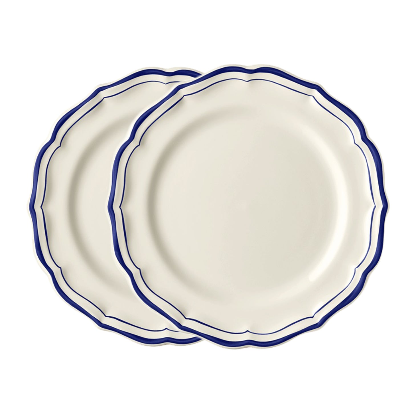 【数量・期間限定】フィレ　デザートプレート ペア / コバルト