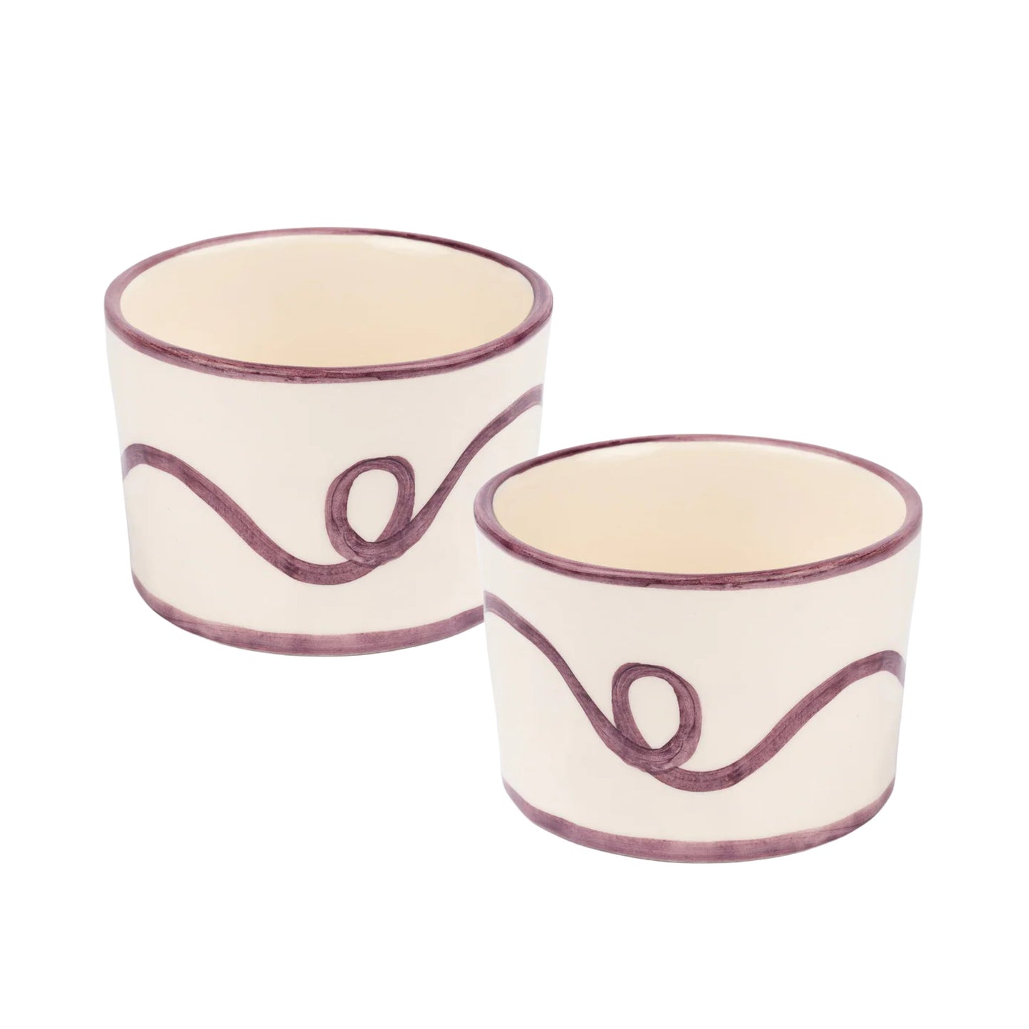 【8月16日までの限定価格】Olaf　カプチーノカップ　ペア / パープル