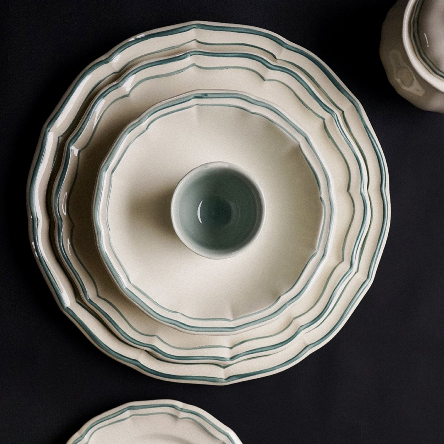 フィレ　デザートプレート / セラドン