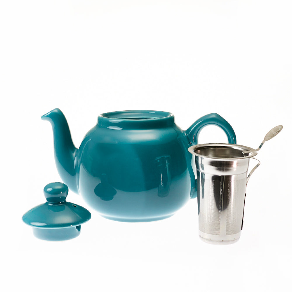 ロンドンポタリー　ティーポット　2cup用 / アクア