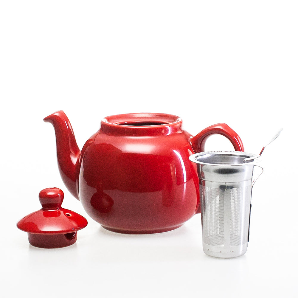 ロンドンポタリー　ティーポット　2cup用 / レッド