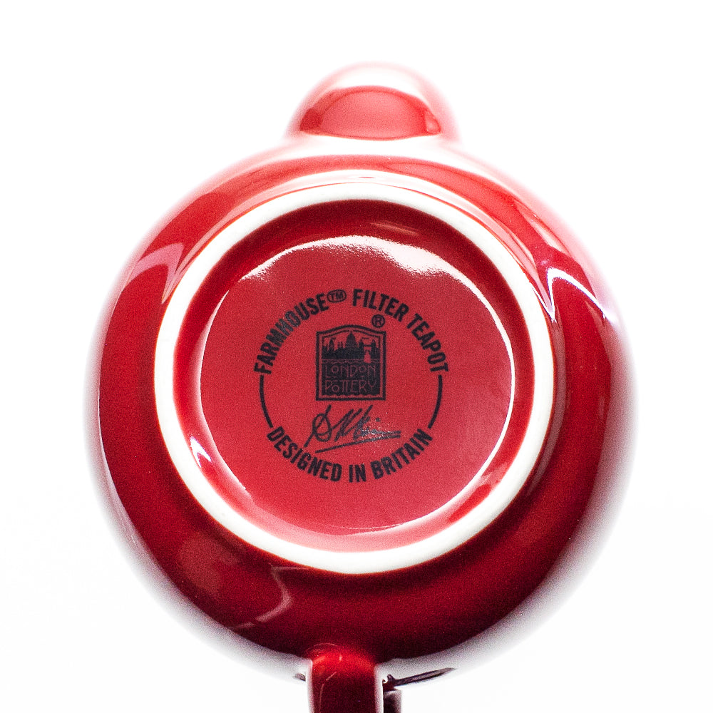 ロンドンポタリー　ティーポット　2cup用 / レッド