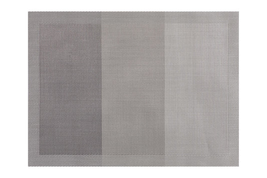 ティセコ　PVCプレースマット / ジャガード・グレー