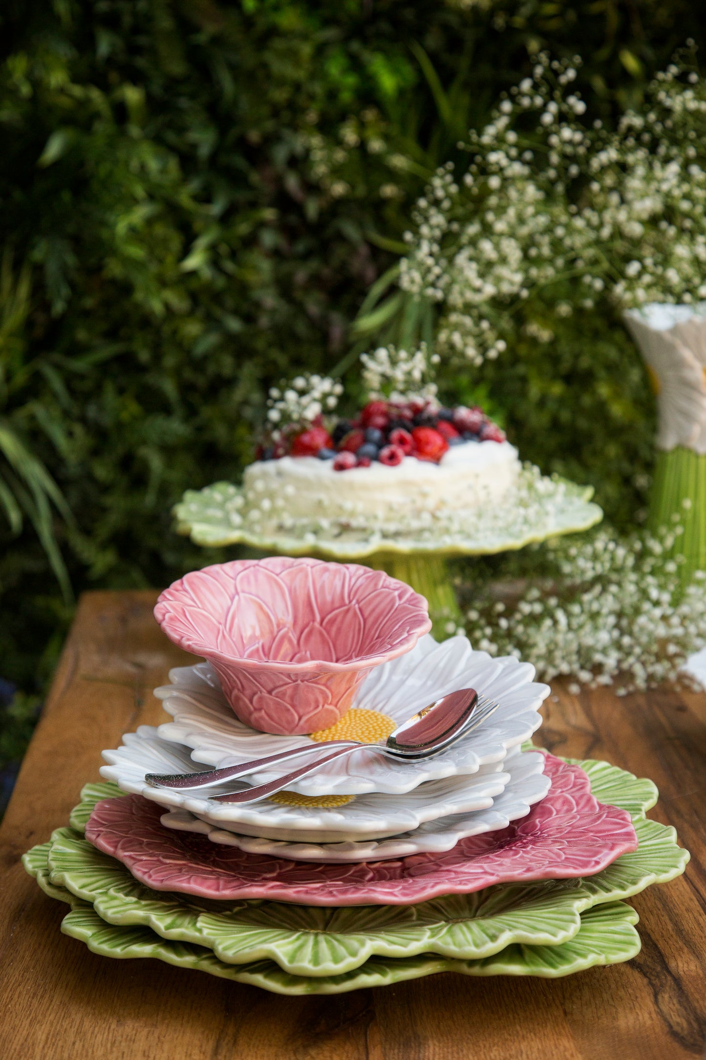 ダリア　プレート　28cm　ボルダロ