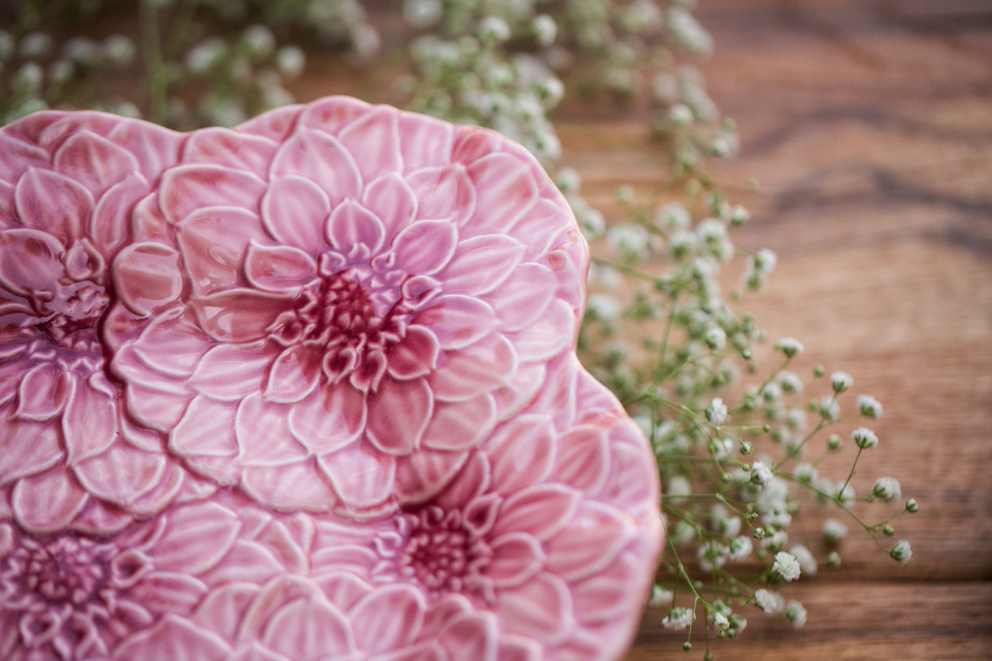 ダリア　プレート　28cm　ボルダロ