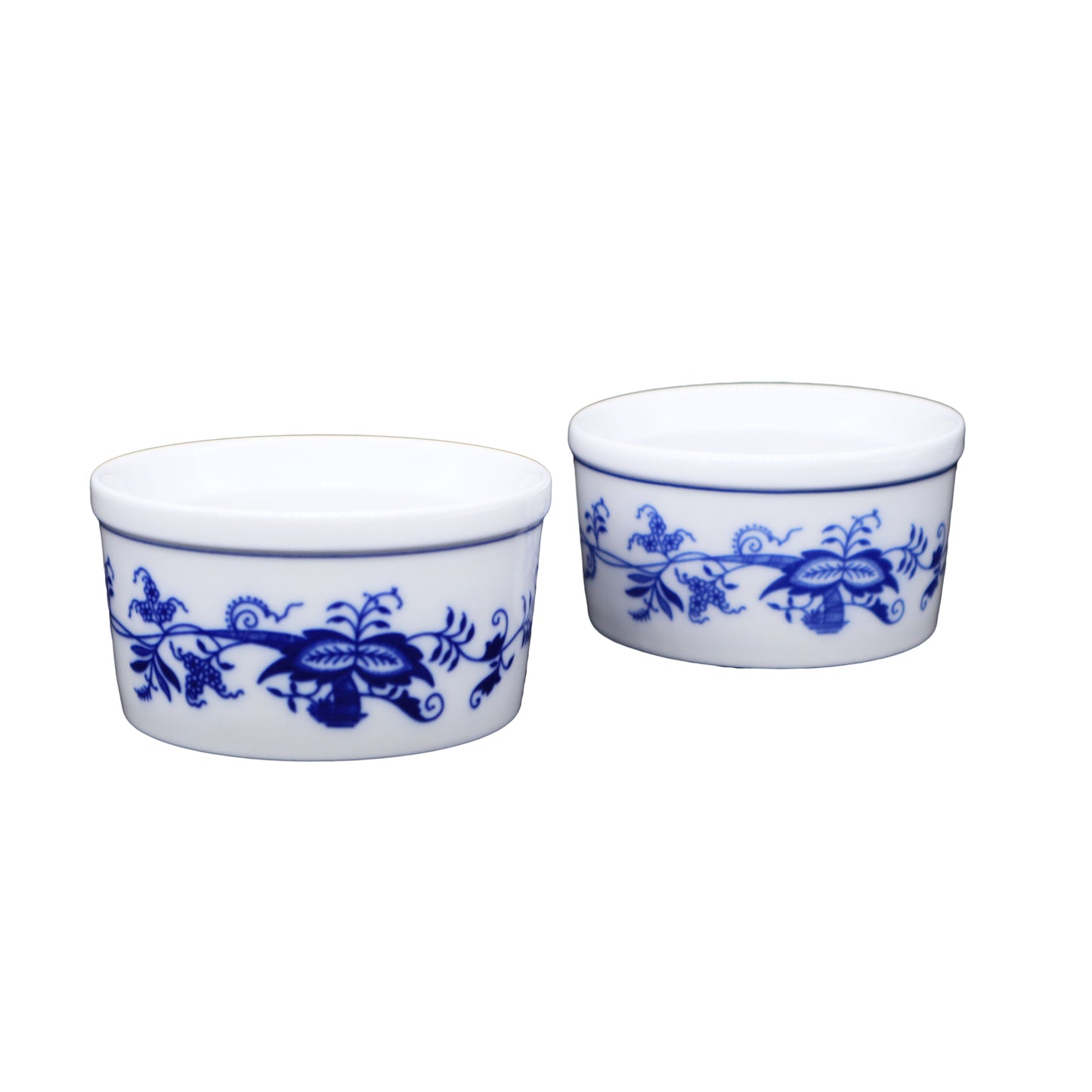 【ボヘミア陶器】 ブルーオニオントラディション ラメキン2個セット