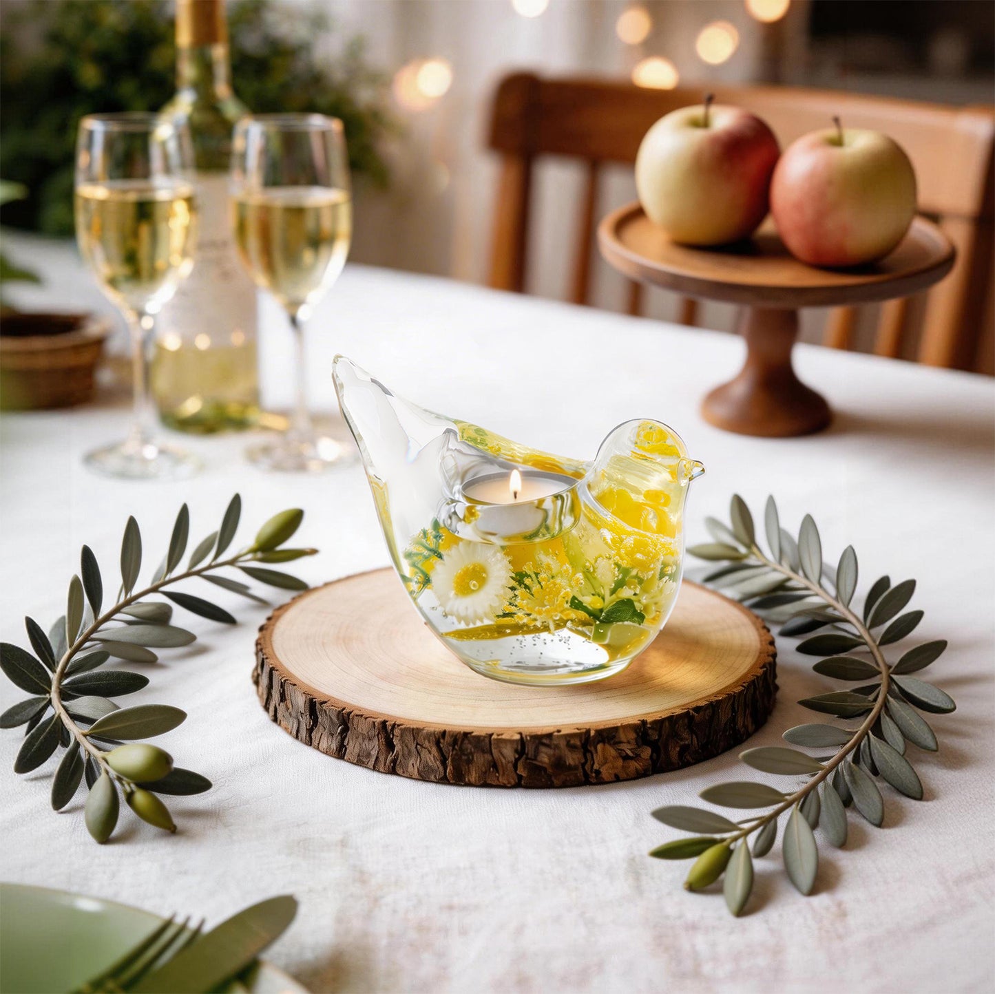 バード　キャンドルホルダー / スプリングフラワー