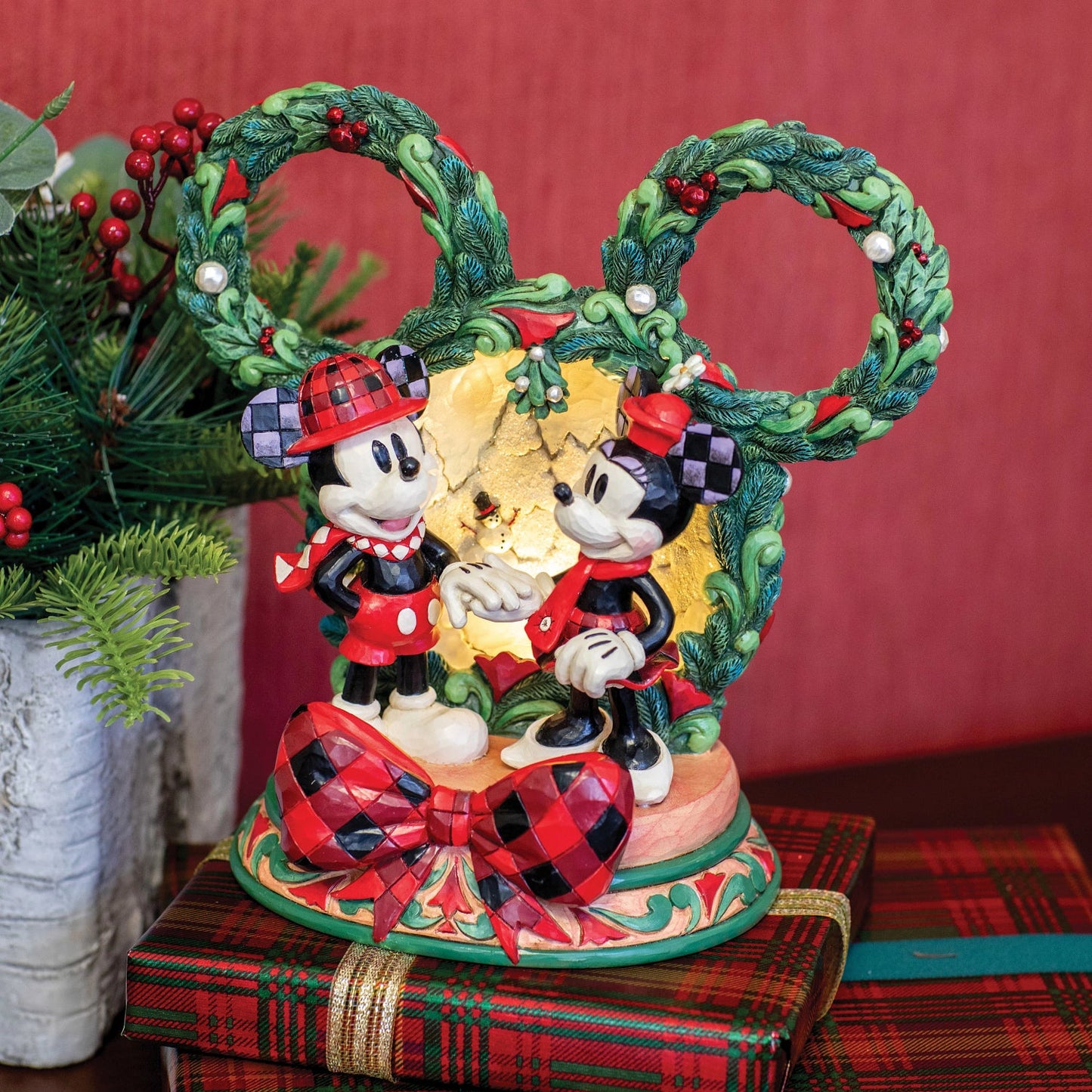 ディズニートラディション　ミッキー＆ミニーLEDホリー