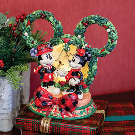 ディズニートラディション　ミッキー＆ミニーLEDホリー