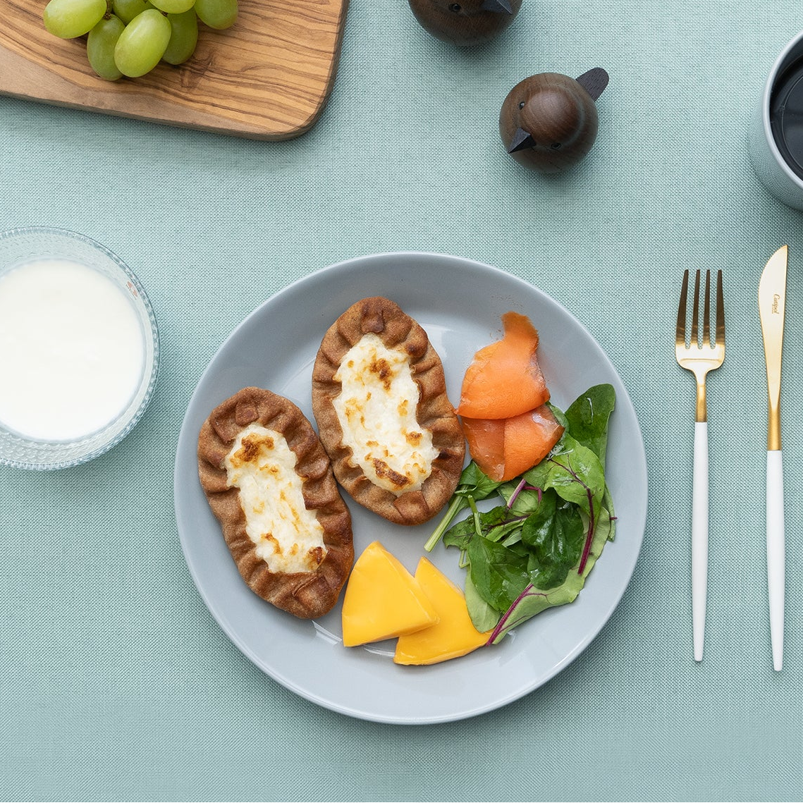 ティーマ　プレート　21cm / パールグレー