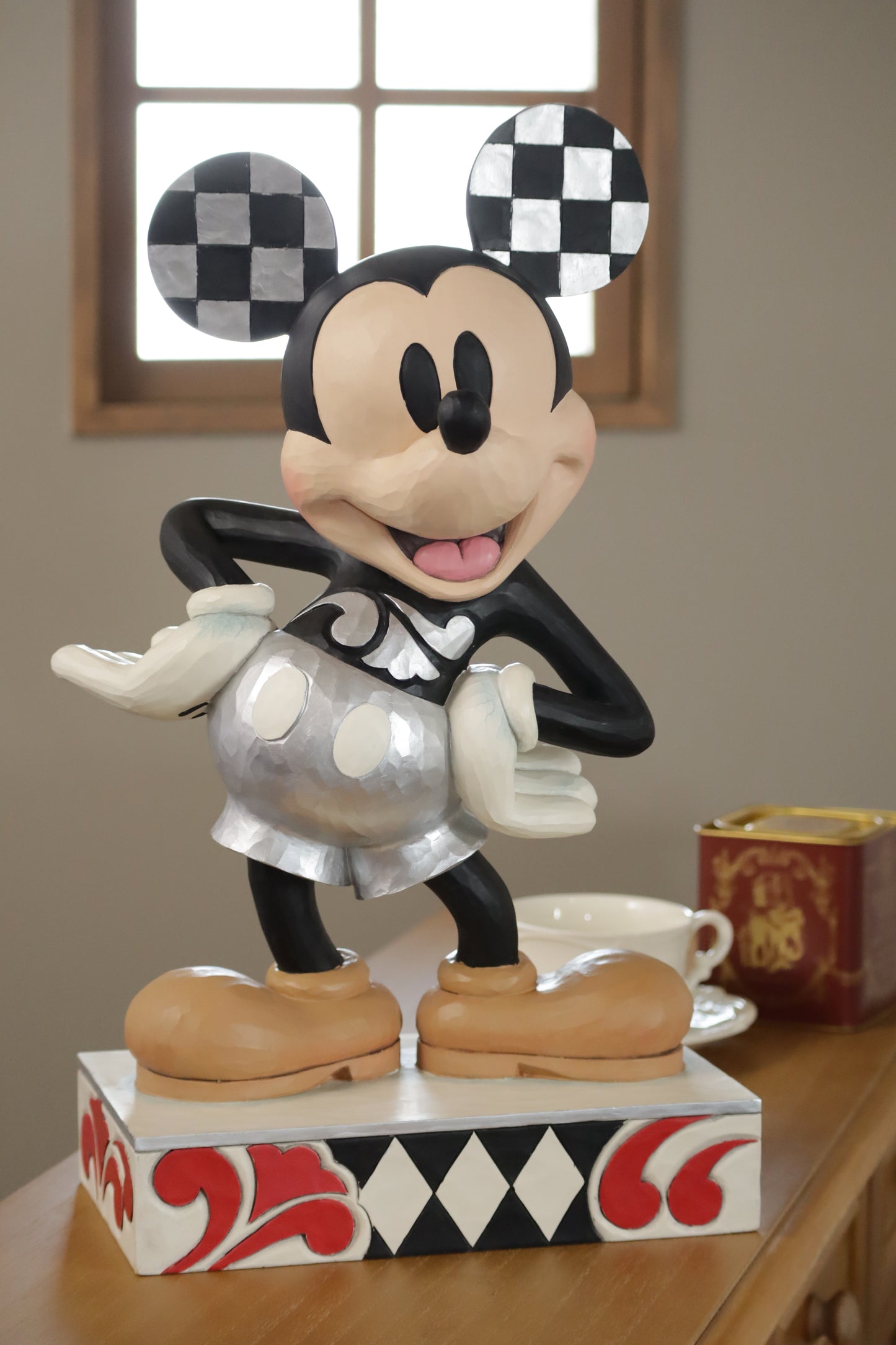【ディズニー100周年記念】D100 Mickey Statue　ディズニートラディション【enesco】