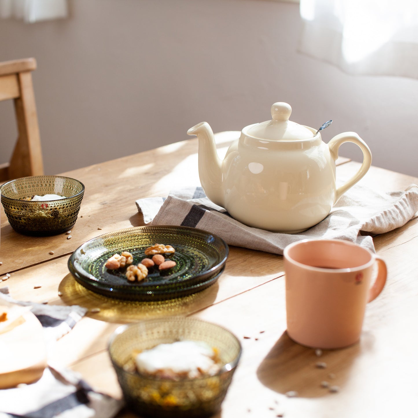 ロンドンポタリー　ティーポット　2cup用 / アイボリー