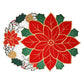 テーブルセンター ポインセチア(RED&WHITE) 2枚セット