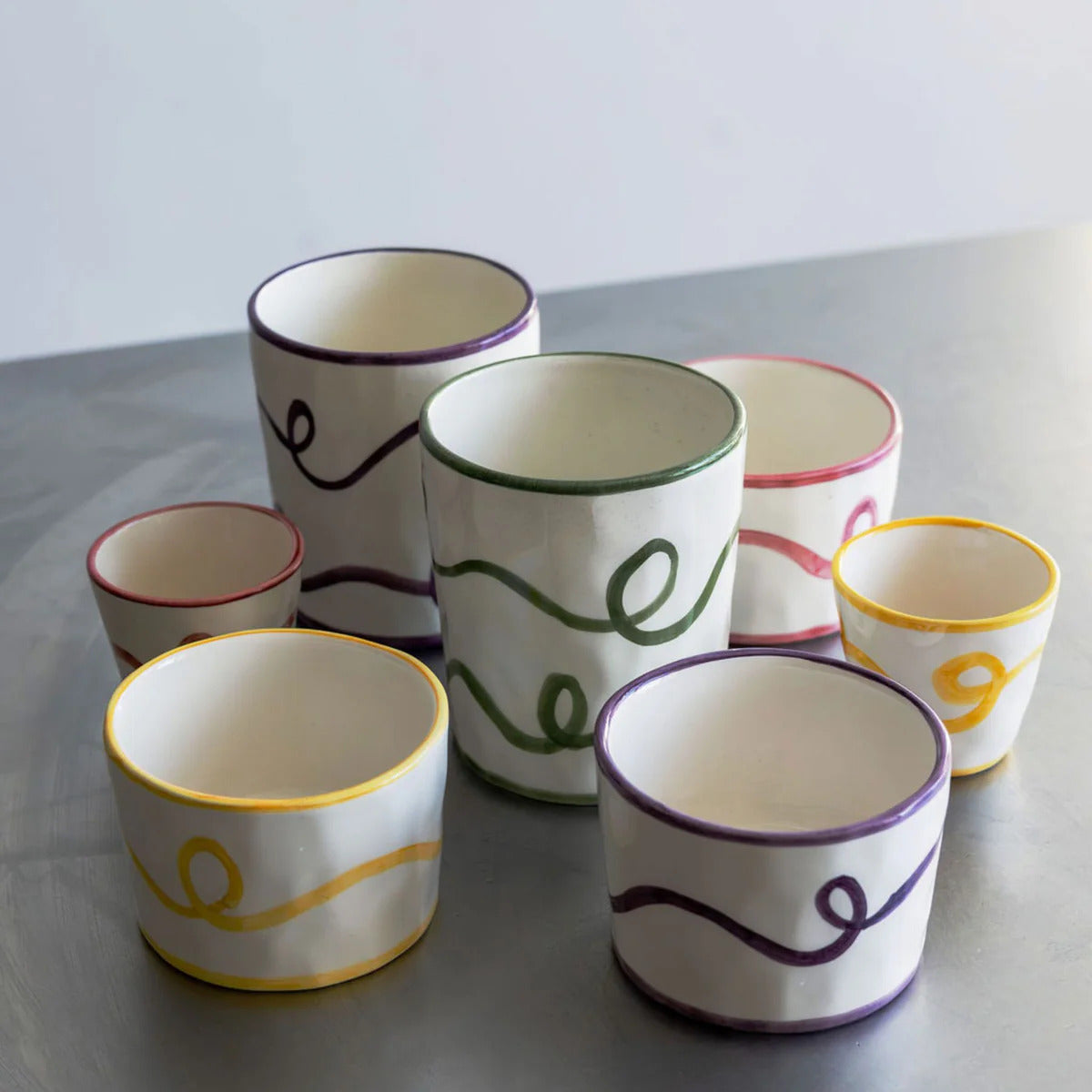 【8月16日までの限定価格】Olaf　カプチーノカップ　ペア / パープル