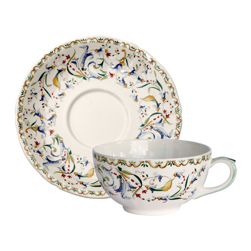 【先行販売】トスカーナ　ブレックファストカップ&ソーサー